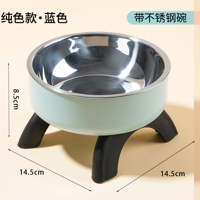 Gamelle surélevée pour chat & chien – Acier inoxydable