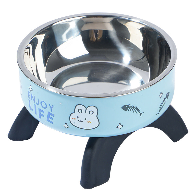 Gamelle surélevée pour chat & chien – Acier inoxydable