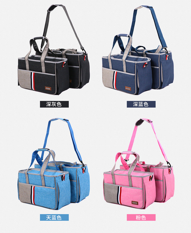 Sac bandoulière pour chat & petit chien – Grande capacité