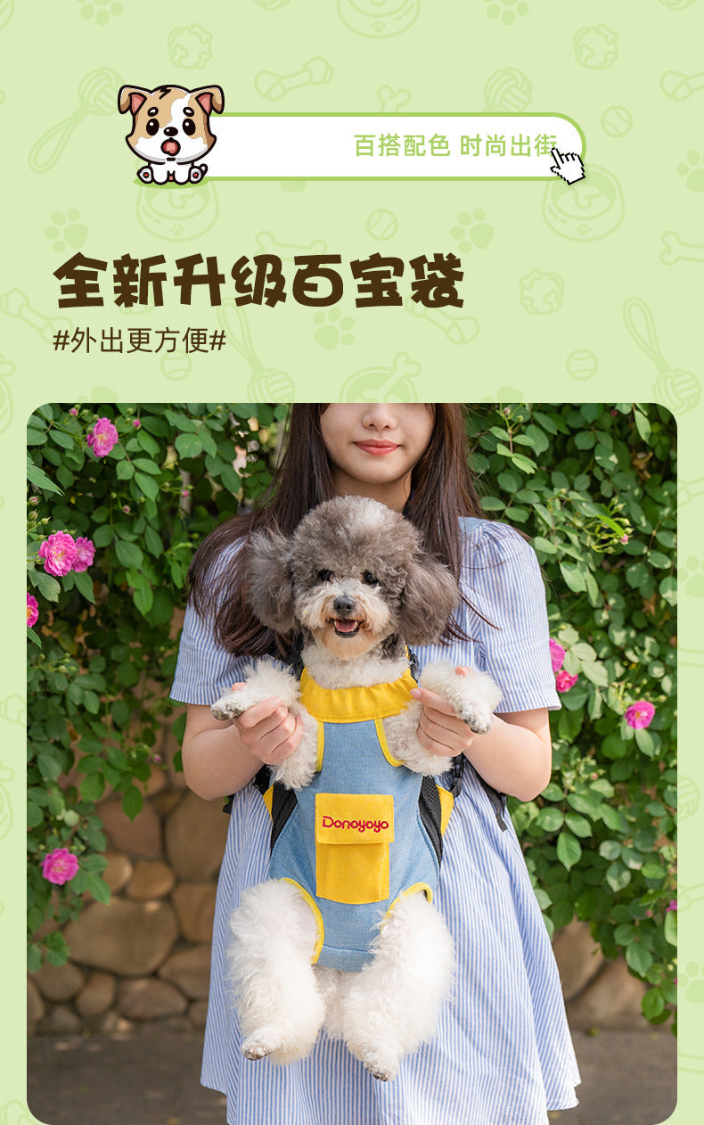Sac de transport ventral pour chien & chat – Coton