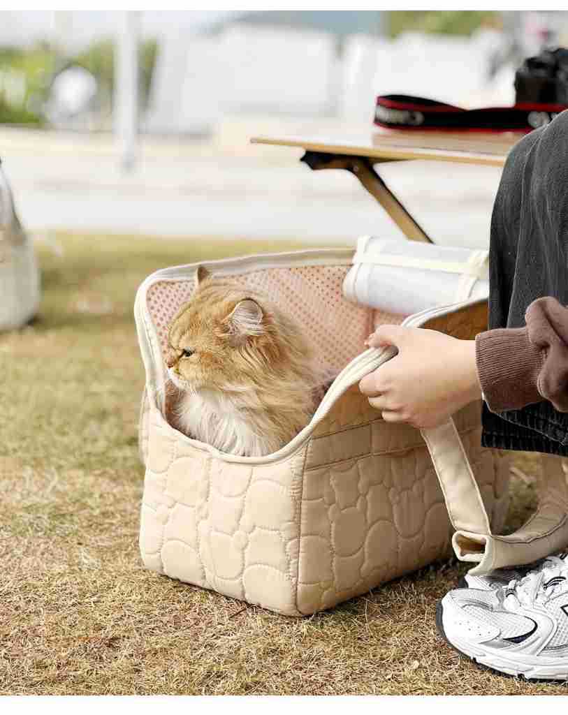 Sac à dos pour chat & petit chien – Doublé chaud avec accessoires