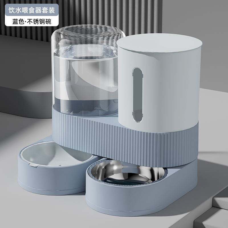 Gamelle pour chat & chien avec distributeur d’eau – Grande capacité