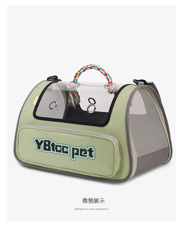 Sac bandoulière grande capacité pour chat & chien – Respirant