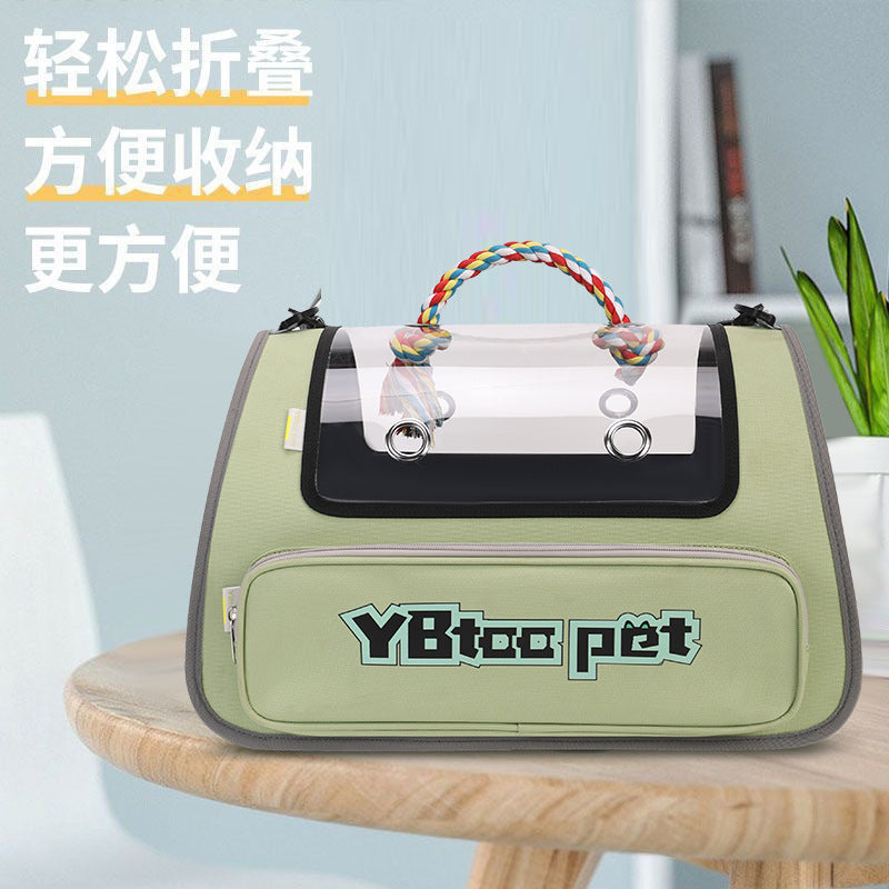 Sac bandoulière grande capacité pour chat & chien – Respirant
