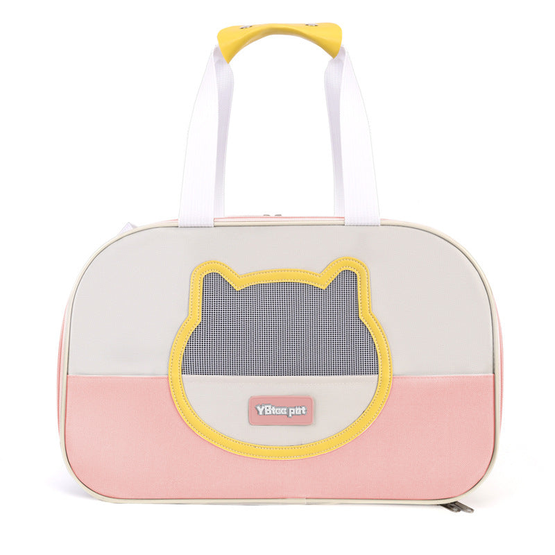 Sac bandoulière grande capacité pour chat & chien – Respirant