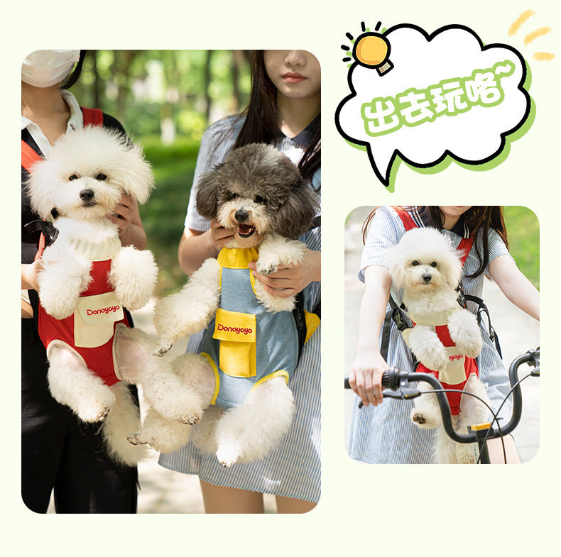 Sac de transport ventral pour chien & chat – Coton