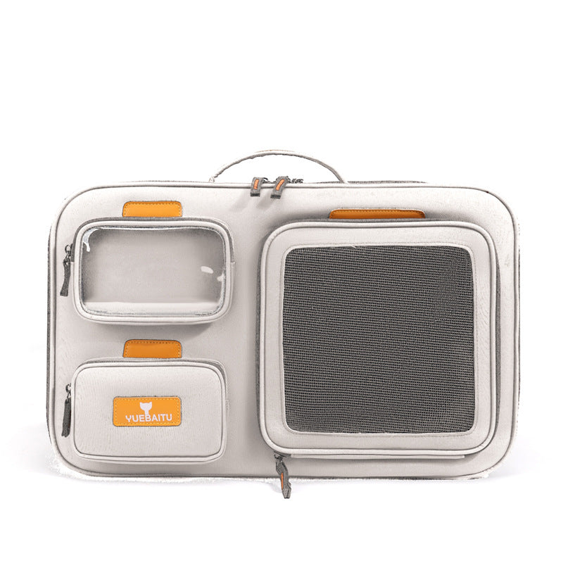 Sac bandoulière grande capacité pour chat & chien – Respirant
