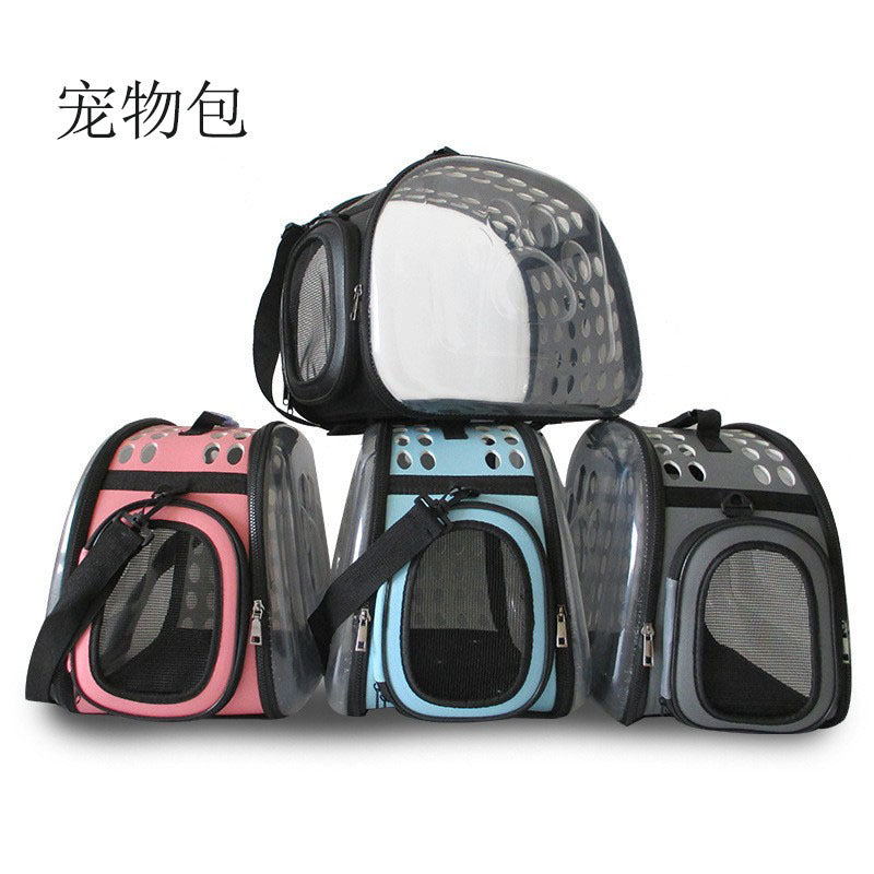 Sac à dos transparent pour chat & chien – Pliable et respirant