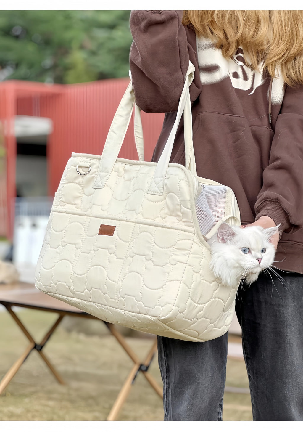 Sac à dos pour chat & petit chien – Doublé chaud avec accessoires