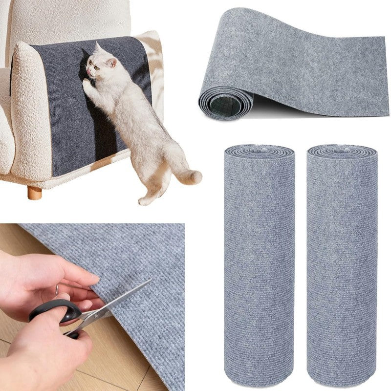 Tapis griffoir autocollant pour arbre à chat – Découpable