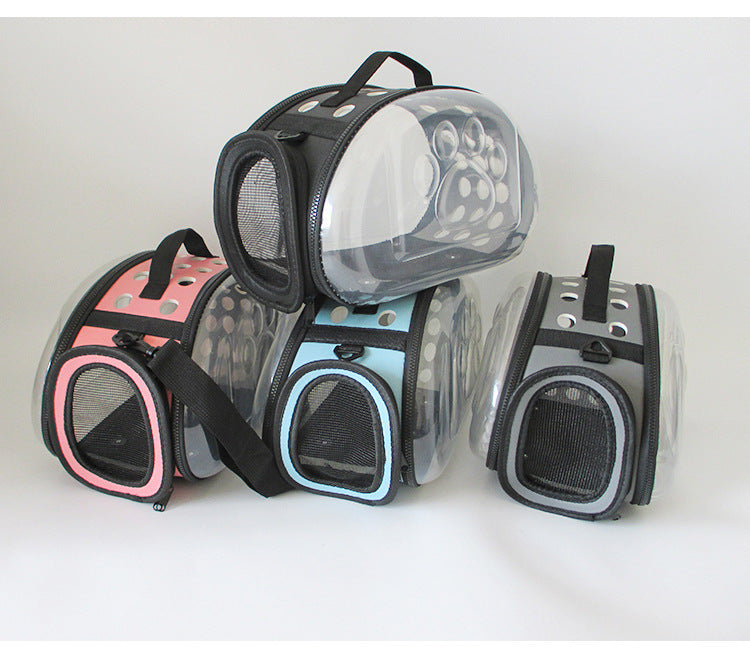 Sac à dos transparent pour chat & chien – Pliable et respirant