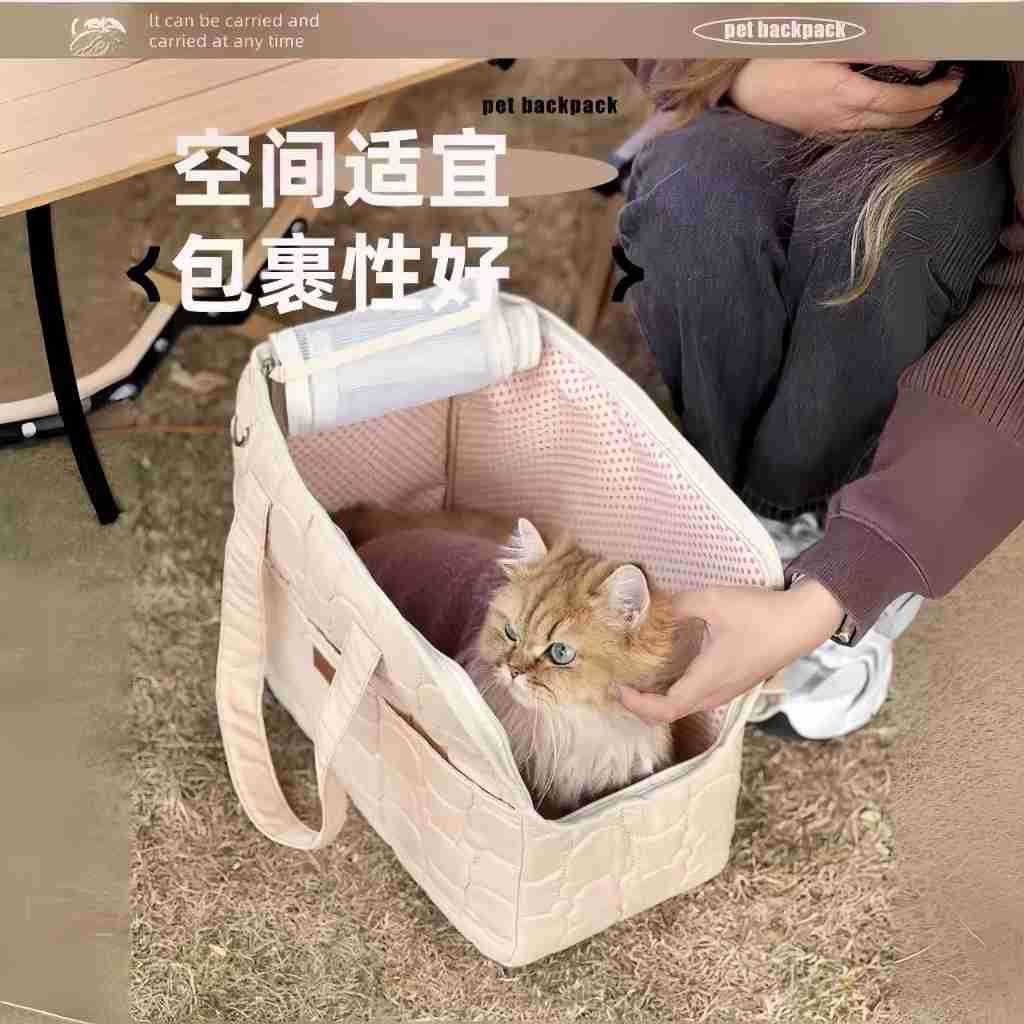 Sac à dos pour chat & petit chien – Doublé chaud avec accessoires