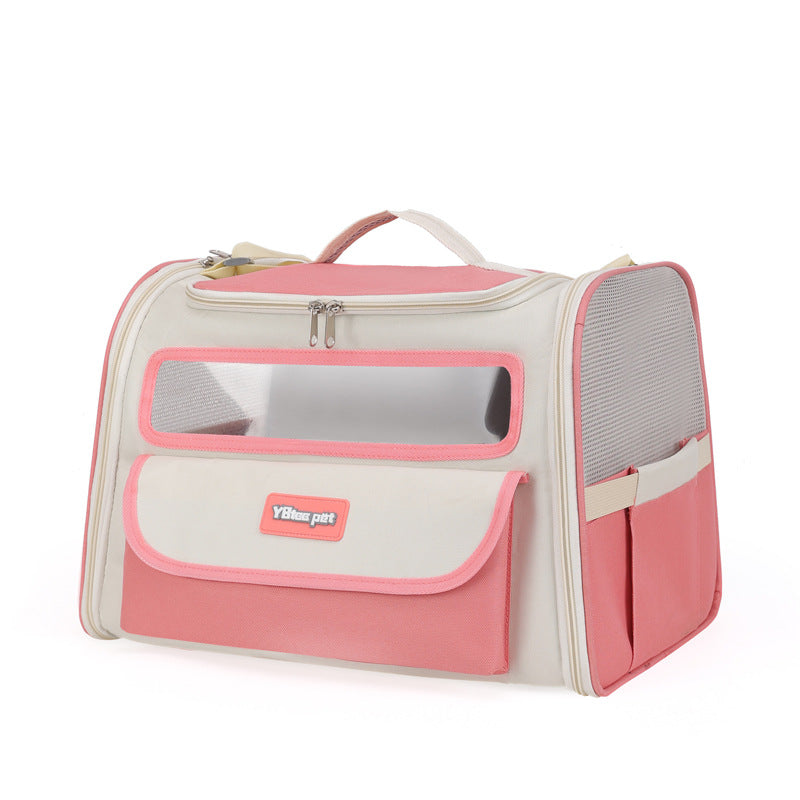 Sac bandoulière grande capacité pour chat & chien – Respirant