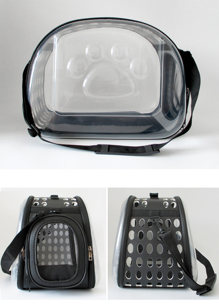Sac à dos transparent pour chat & chien – Pliable et respirant