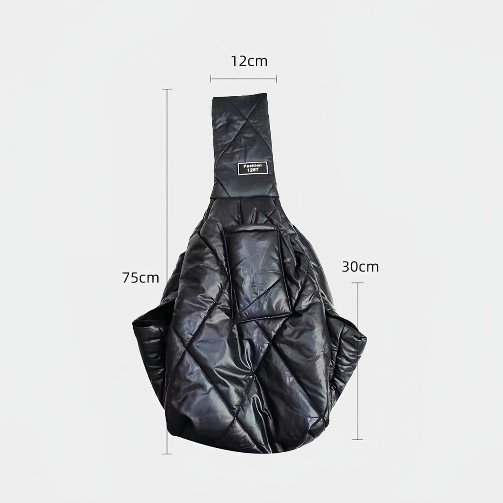 Sac bandoulière pour chien & chat – Hiver et confort