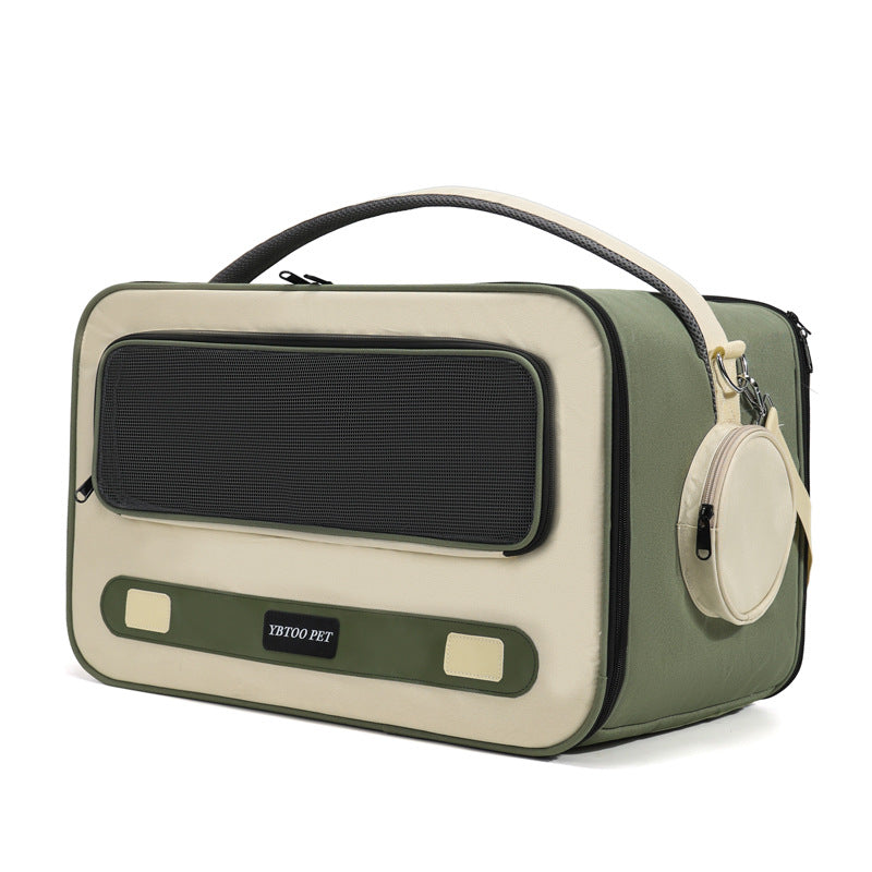 Sac bandoulière grande capacité pour chat & chien – Respirant