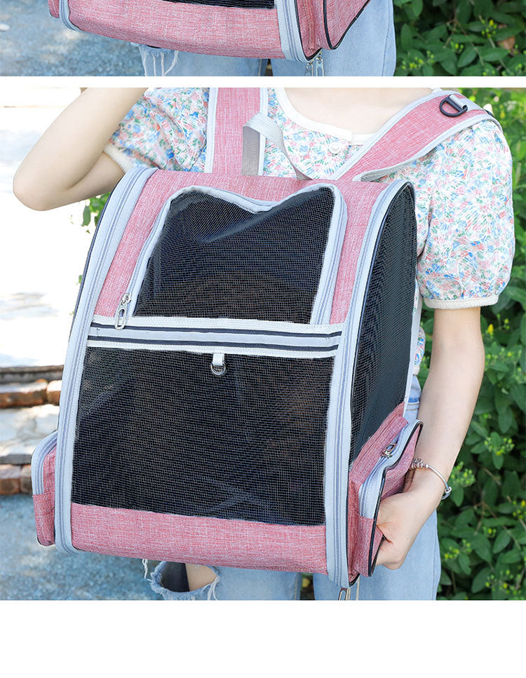 Sac à dos de transport pour chien & chat – Respirant et pliable