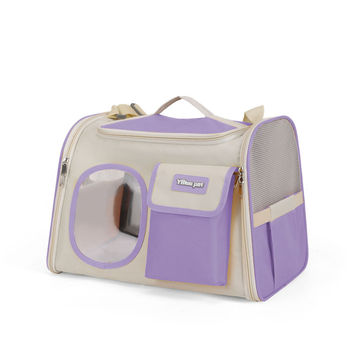 Sac bandoulière grande capacité pour chat & chien – Respirant