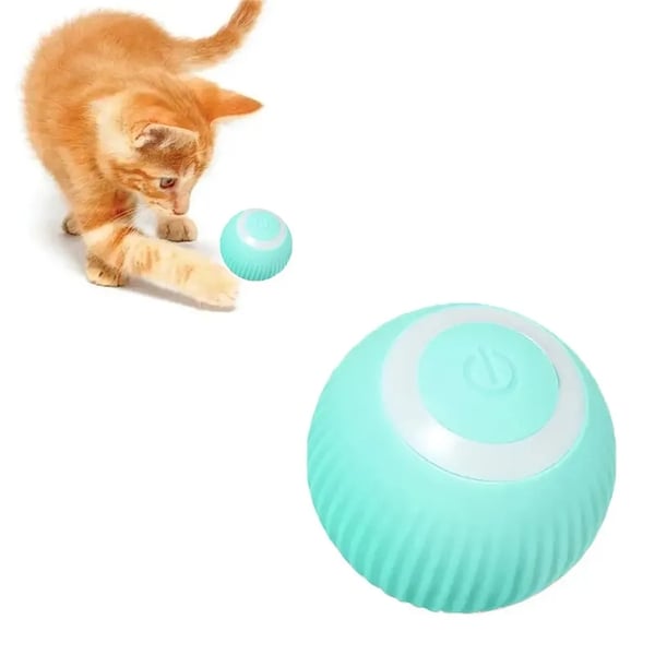 Balle interactive pour chat en situation