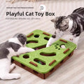 Boîte puzzle interactive avec balle pour chat
