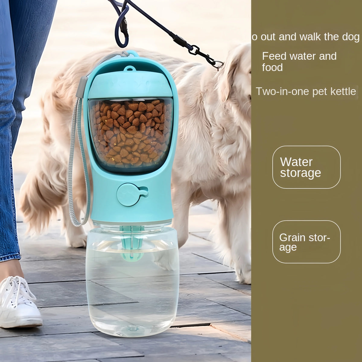 Bouteille d’eau de voyage pour chien et chat