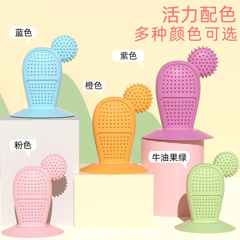 Jouet cactus à ventouse pour chat