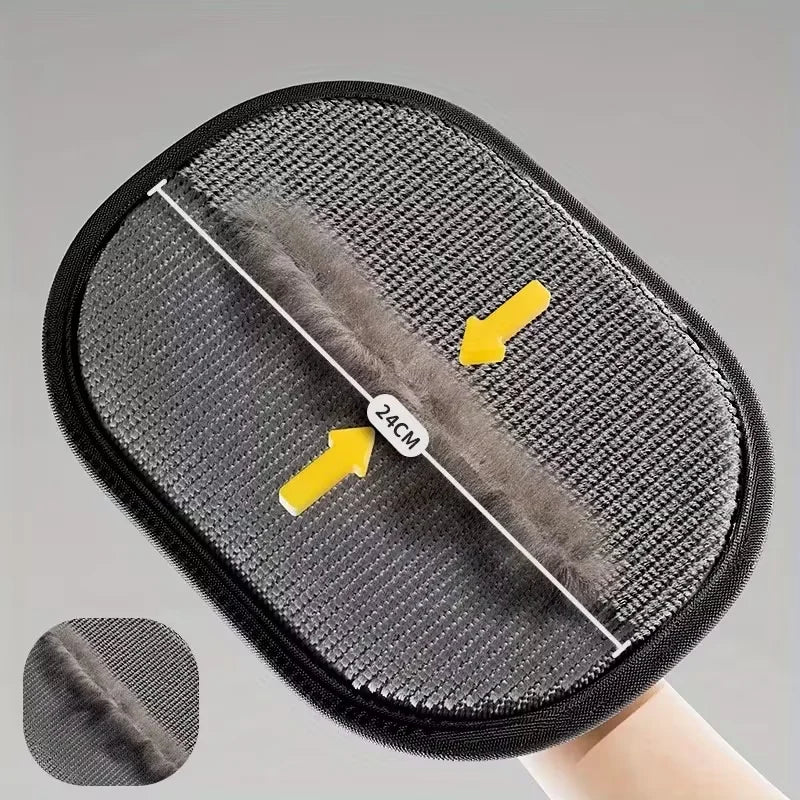 Gants de toilettage 2-en-1 pour chien et chat