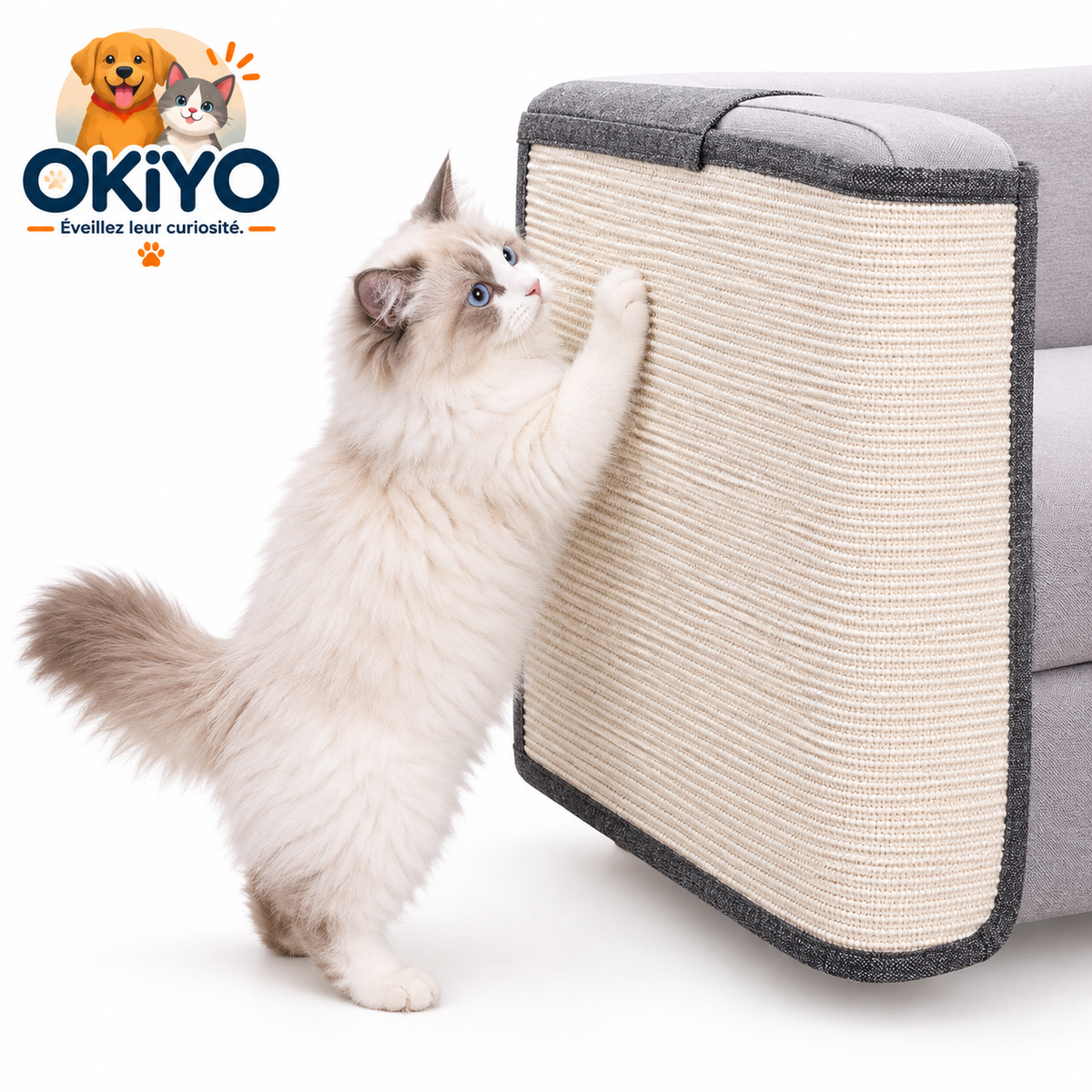 Griffoir de protection pour canapé – Sisal pour chat