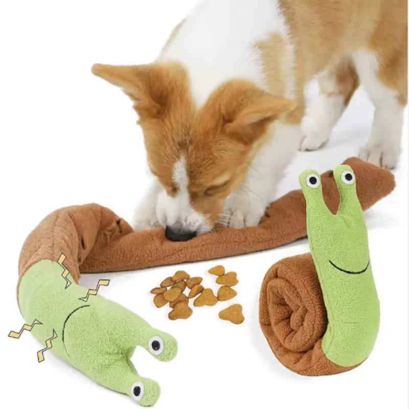 Jouet escargot interactif pour chien et chat