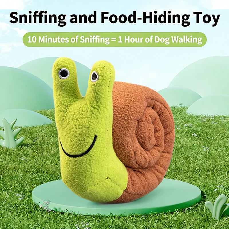 Jouet escargot interactif pour chien et chat