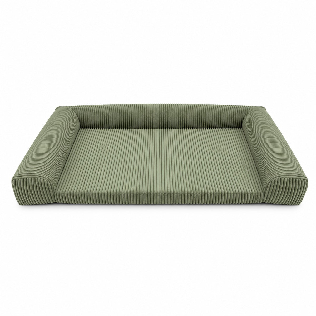 Carré Dog Mattress with Removable Cover – Olive Green, XL