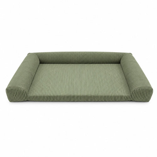 Carré Dog Mattress with Removable Cover – Olive Green, XL