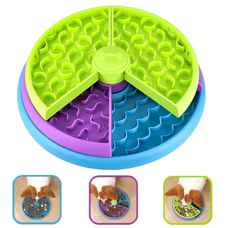 Puzzle anti-glouton 3 niveaux pour chien