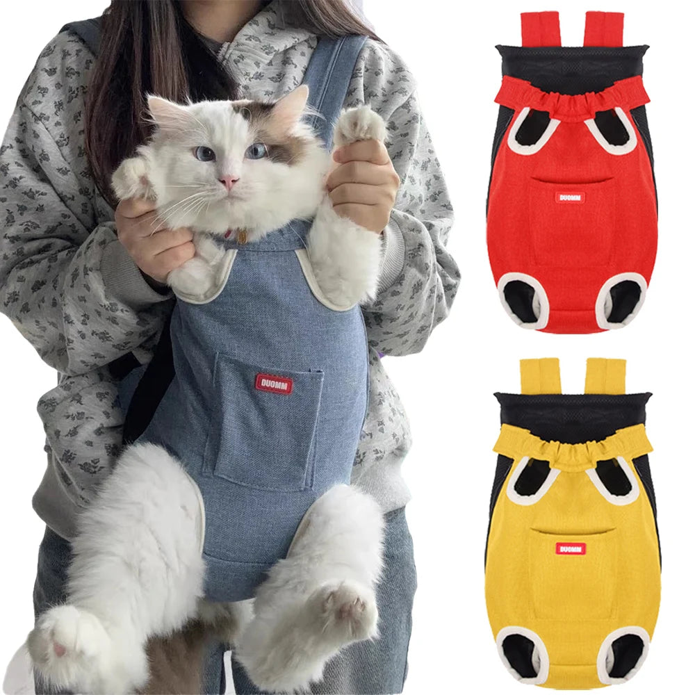 Sac à dos respirant de transport pour chat