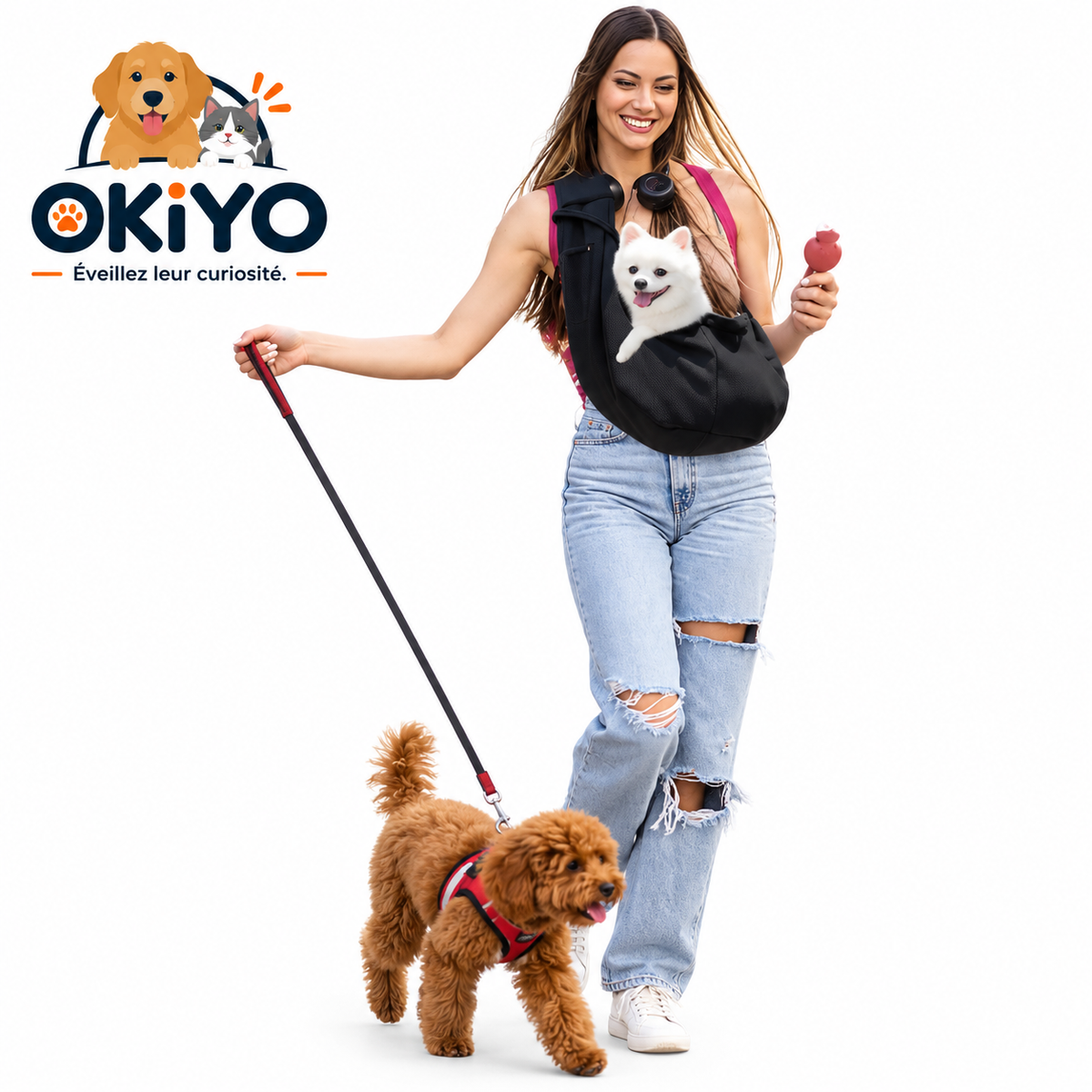 Sac de transport pour petit chien & chat – Jusqu’à 7,5 kg